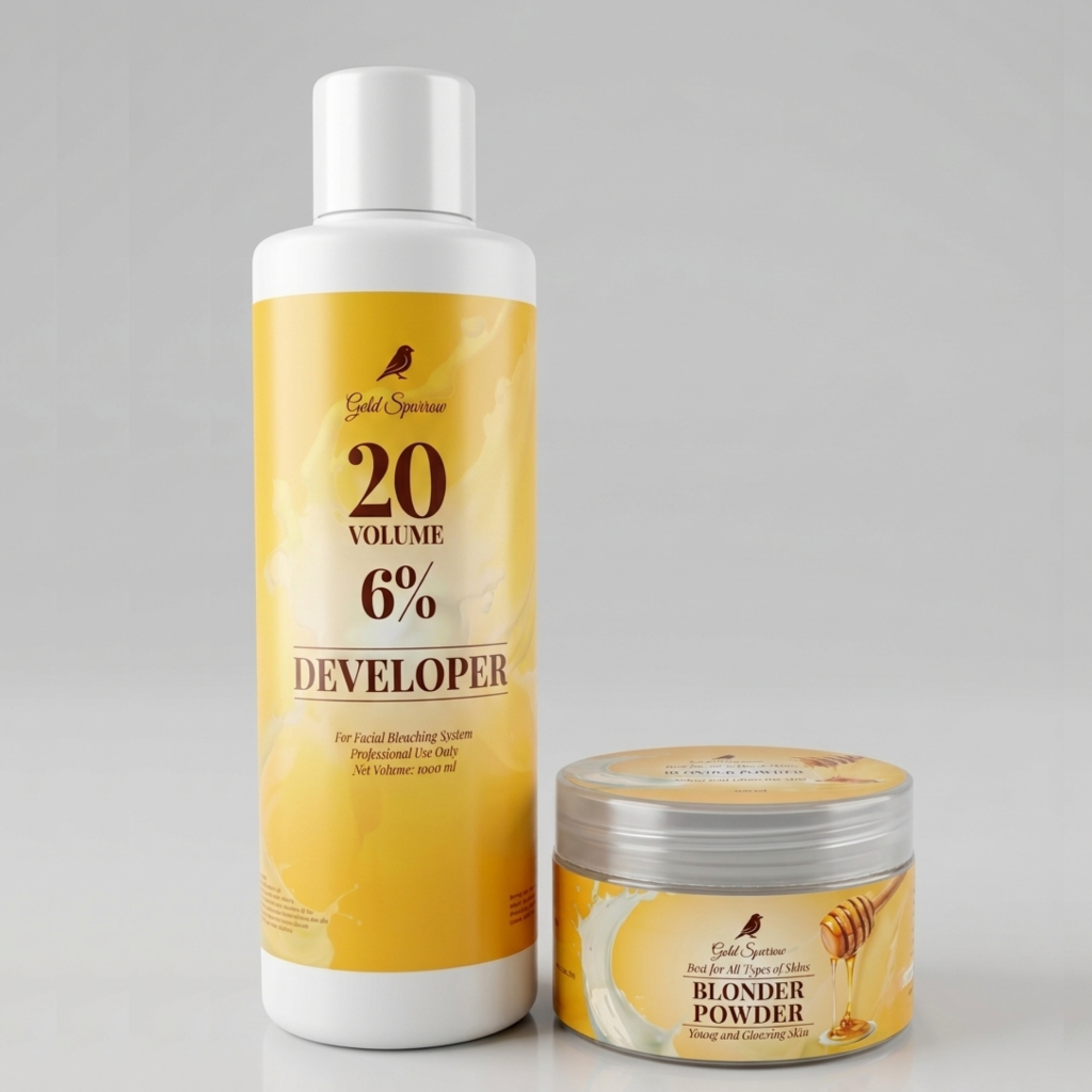 Gold Sparrow Developer 20 Vol and Blonder Powder Set