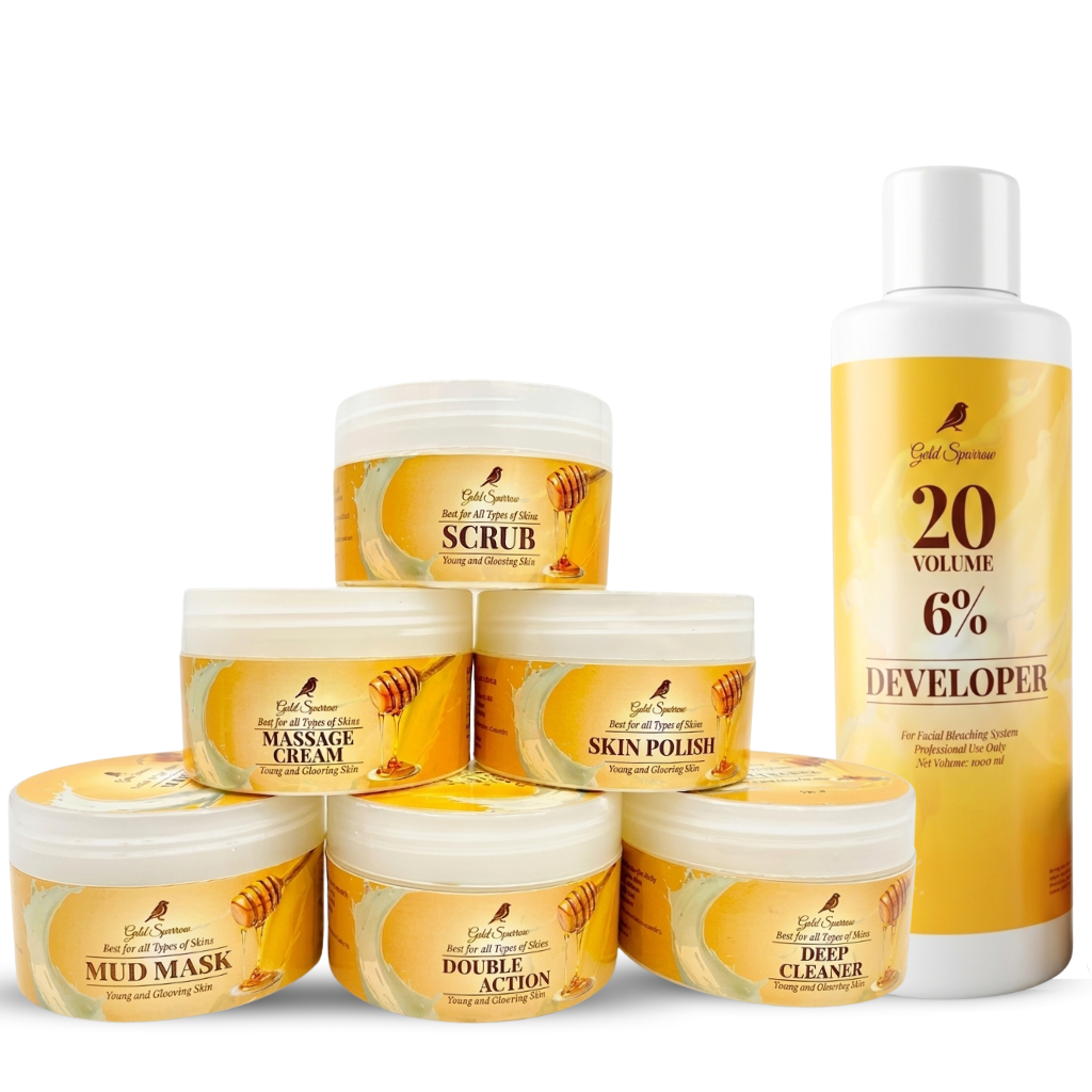 Gold Sparrow Full Facial Salon Combo Pack